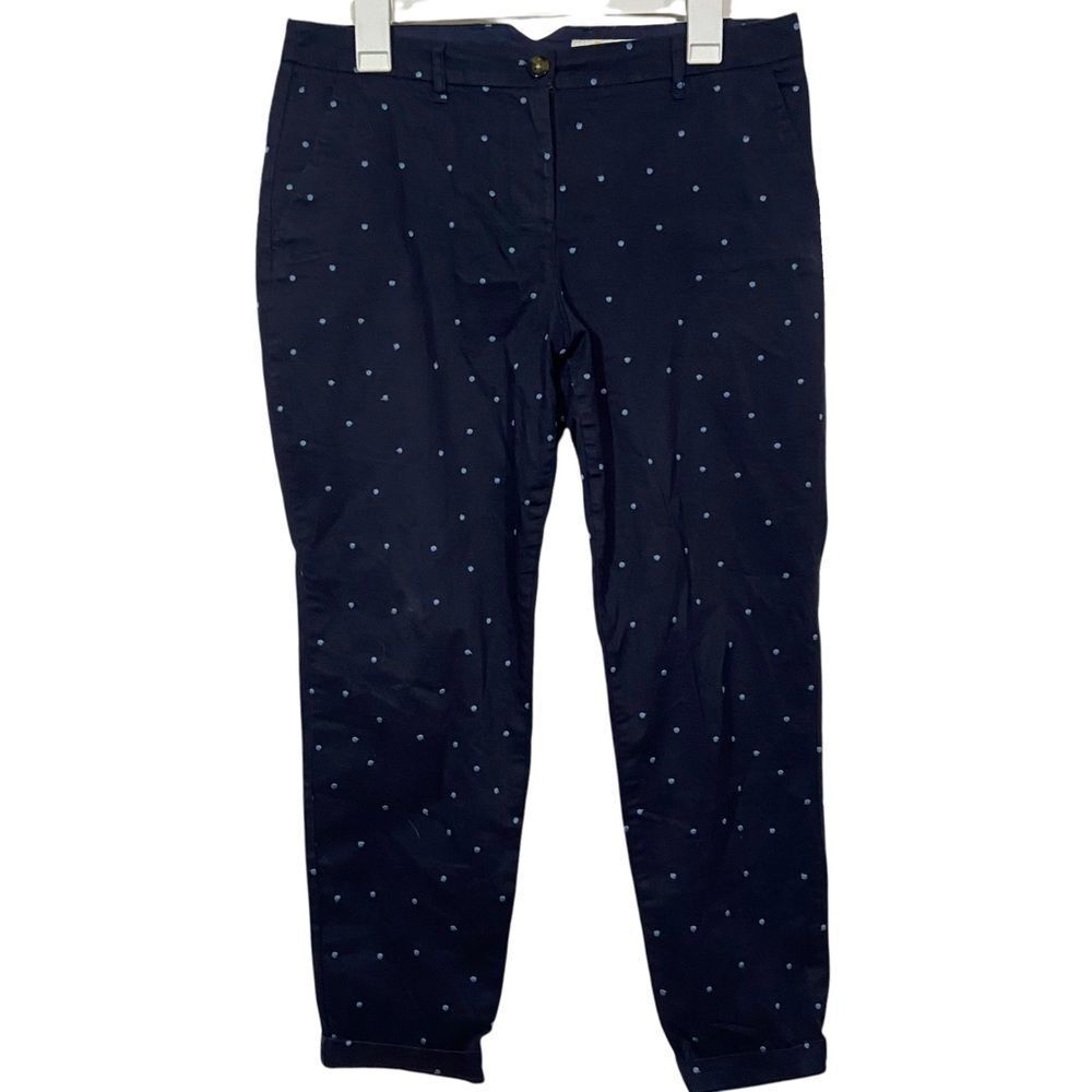 Boden Polka Dot Skinny Ankle Pants